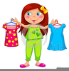 Getting Dressed For School Clipart Image
