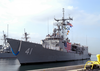Uss Mcclusky (ffg 41) Pulls Into Her Berth At Naval Station San Diego Image