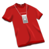 Apple Store Tshirt Red Icon Image