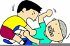 Kids Fighting Clipart Image