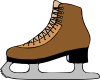 Ice Skate Shoe Clip Art