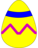 Easter Egg Yellow Clip Art