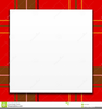 Red Plaid Clipart Image