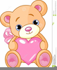 Clipart Teddy Bear With Heart Image