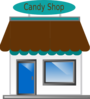 Candy Shop Front Clip Art