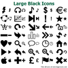 Large Black Icons Image