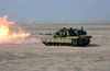 Marines From The 13th Marine Expeditionary Unit (13th Meu) Tank Platoon Blt 1/1 Stationed At Twentynine Palms, Calif., Fire The M-a1 Abrams Tank During A Live Fire Training Exercise. Image