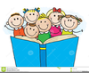 Free Animated Clipart Children Reading Image