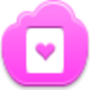 Free Pink Cloud Hearts Card Image