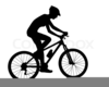 Free Cyclist Clipart Image