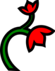 Redflower1 Clip Art