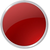 Red Round Button Image