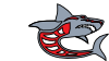 Ashed Shark Grey Red By Ashed Clip Art