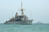 The Mine Countermeasure Ship Uss Dextrous (mcm 13) Takes Part In Mine Counter Measure Operations In The Arabian Gulf Image