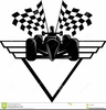 Race Car Flags Clipart Image