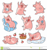 Pigs Animated Clipart Image