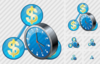 Country Business Clock Image