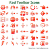 Red Toolbar Icons Image