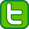 Twitter Icon Green Clip Art