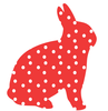 Polka Dot Rabbit Image