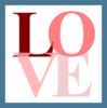 Blue And Pink Love Icon Image