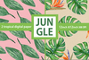 Jungle Flowers Clipart Image