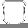 Blank Shield Clipart Image
