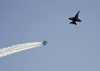 Navy Blue Angels Perform Aerial Maneuvers Image