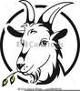 Free Clipart Goat Head Image