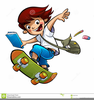 Student Going To School Clipart Image