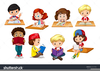 Free Clipart Of Kids Writing Image