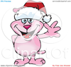 Pink Santa Hat Clipart Image