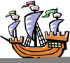 Columbus Sailing Ship Clipart Image