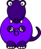 Purple Dinosaur Clip Art