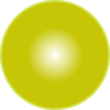 3d Dark Yellow Ball Clip Art