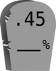 Math Headstone Clip Art