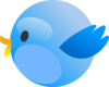 Cutie Twitter Bird Clip Art
