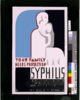 Your Family Needs Protection Against Syphilis Your Wife Or Husband And Children Should Be Examined And Treated If Necessary. Clip Art