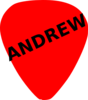 Guitar Pick For Andrew Clip Art