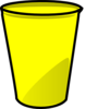 Yellow Cup Clip Art