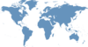 Blue Map Clip Art
