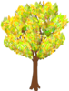 Tree With Fall Leaves Clip Art