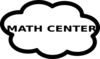 Math Center Cloud Clip Art