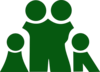 Green Family Clip Art