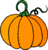 Pumpkin (without Bee) Clip Art