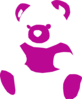Pink And White Bear Clip Art