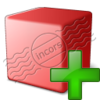 Cube Red Add Image