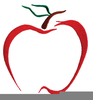 Free Red Apple Clipart Image