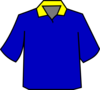 Club Shirt Blue Clip Art