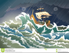 Stormy Sea Clipart Image